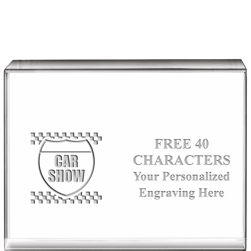 4"x3"HORIZONTAL DISPLAY CRYSTL