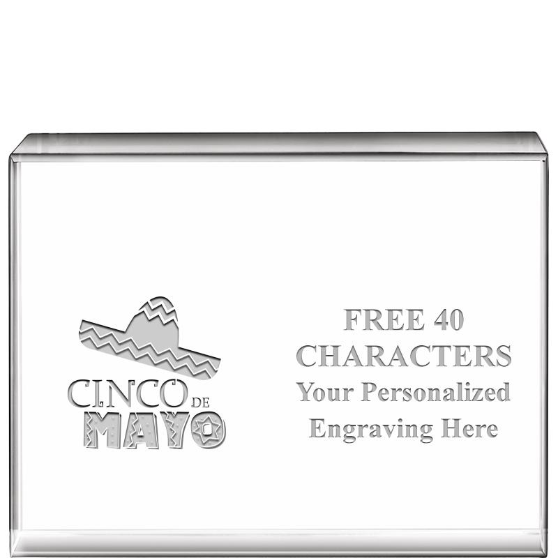 4"x3"HORIZONTAL DISPLAY CRYSTL