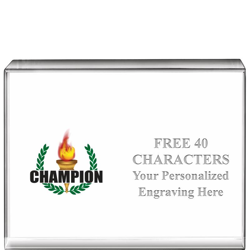 4"x3"HORIZONTAL DISPLAY CRYSTL