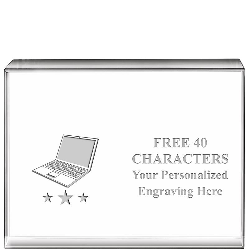 4"x3"HORIZONTAL DISPLAY CRYSTL