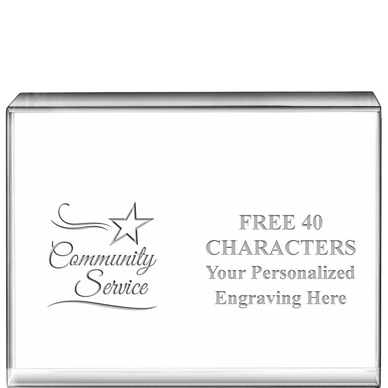 4"x3"HORIZONTAL DISPLAY CRYSTL