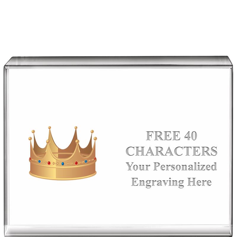 4"x3"HORIZONTAL DISPLAY CRYSTL