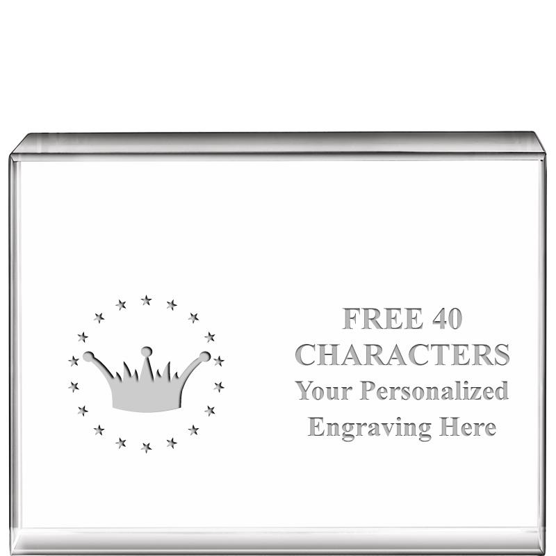 4"x3"HORIZONTAL DISPLAY CRYSTL