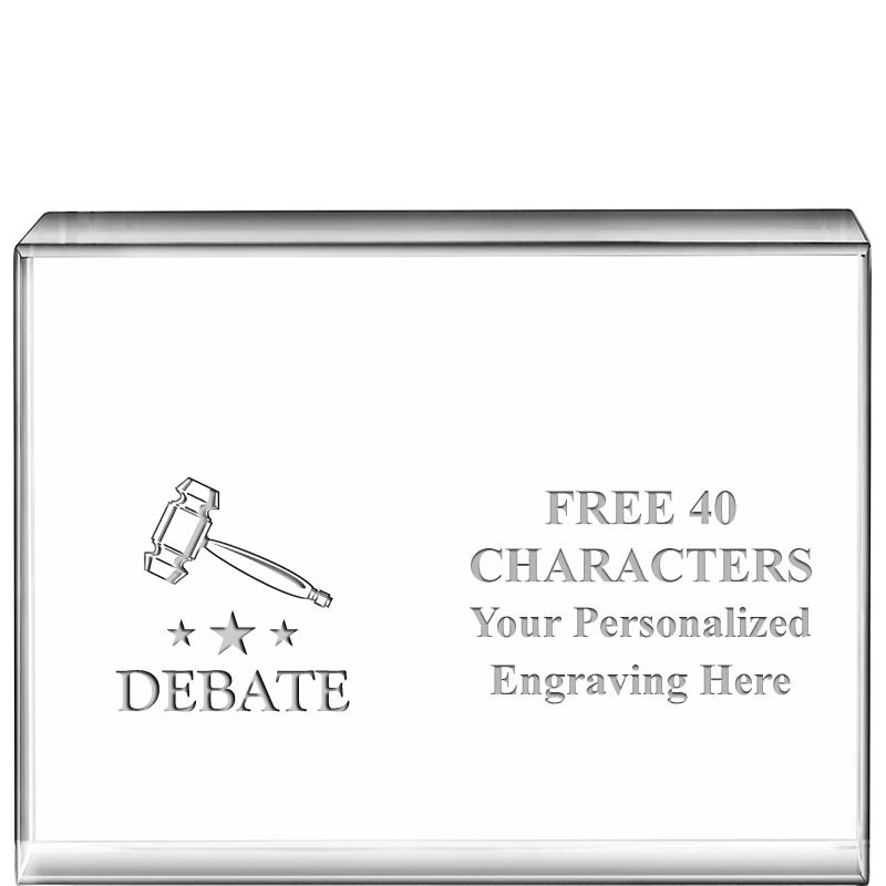 4"x3"HORIZONTAL DISPLAY CRYSTL