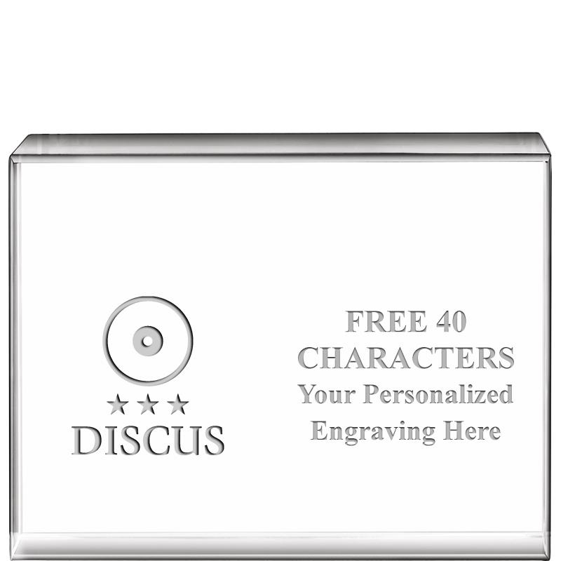 4"x3"HORIZONTAL DISPLAY CRYSTL