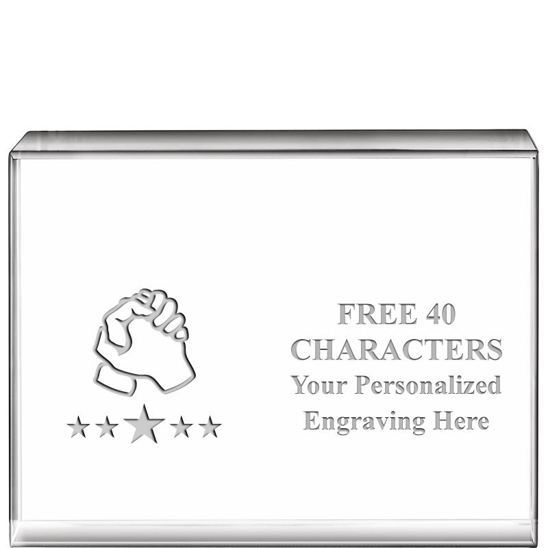 4"x3"HORIZONTAL DISPLAY CRYSTL