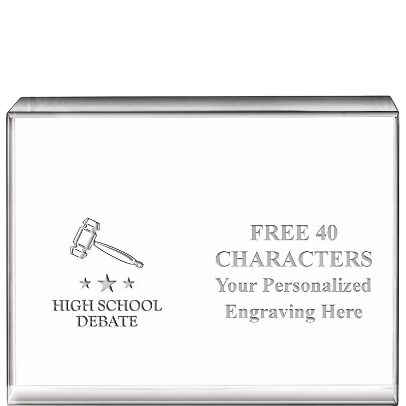 4"x3"HORIZONTAL DISPLAY CRYSTL