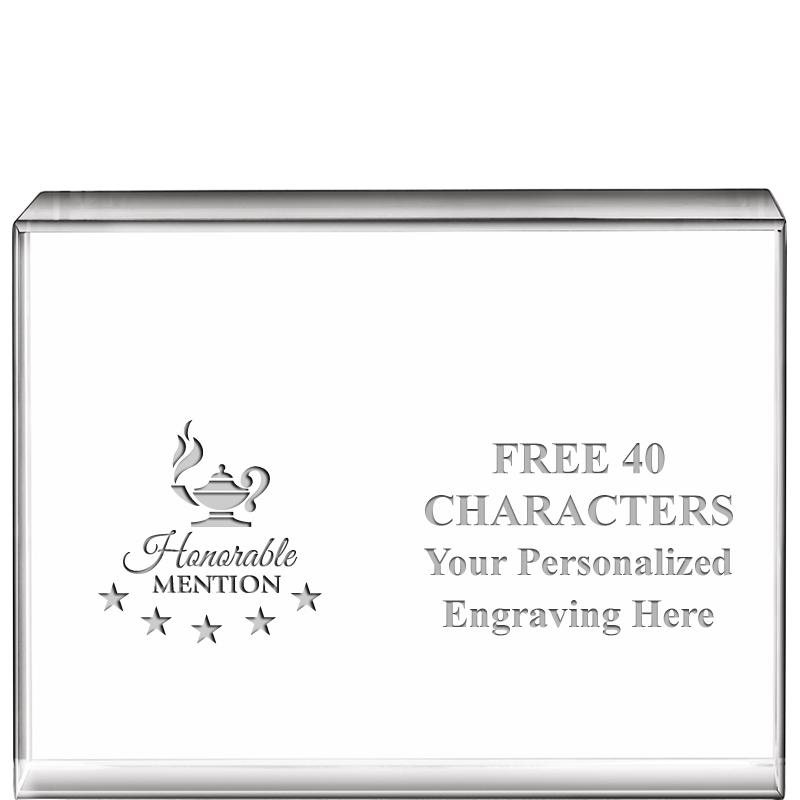 4"x3"HORIZONTAL DISPLAY CRYSTL