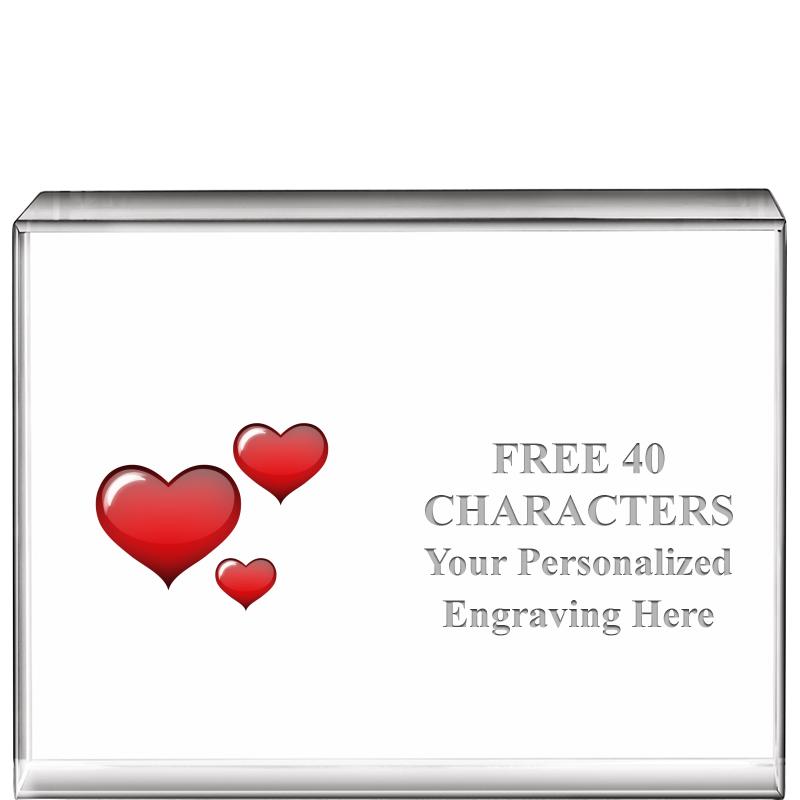 4"x3"HORIZONTAL DISPLAY CRYSTL