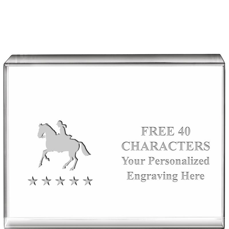 4"x3"HORIZONTAL DISPLAY CRYSTL