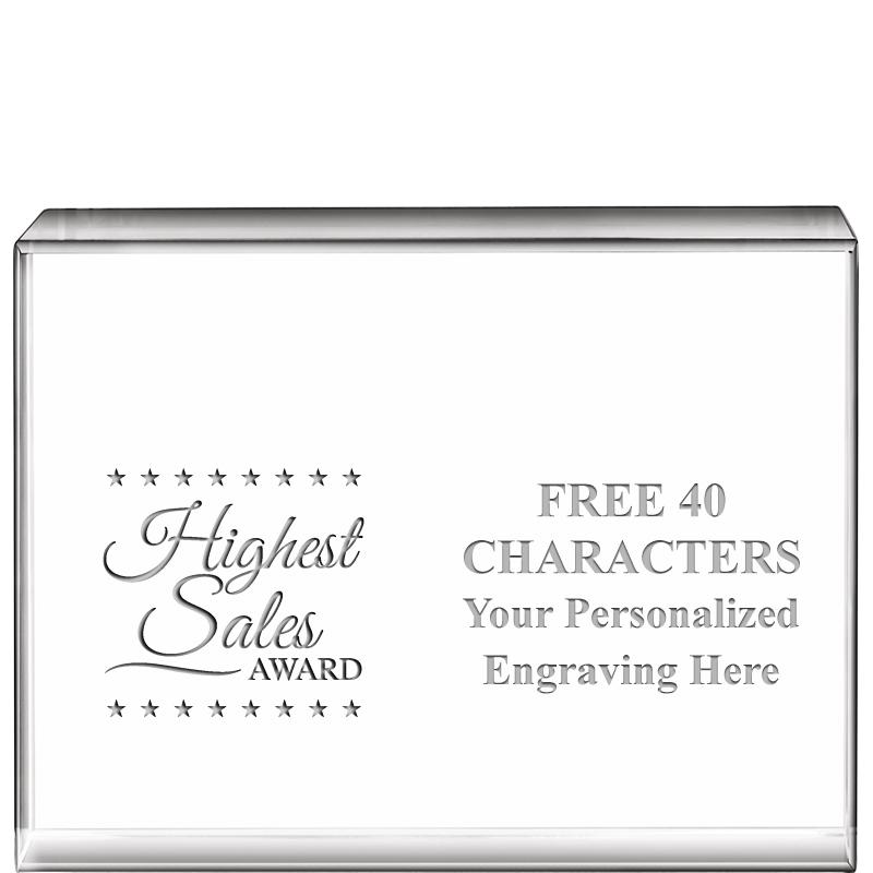 4"x3"HORIZONTAL DISPLAY CRYSTL