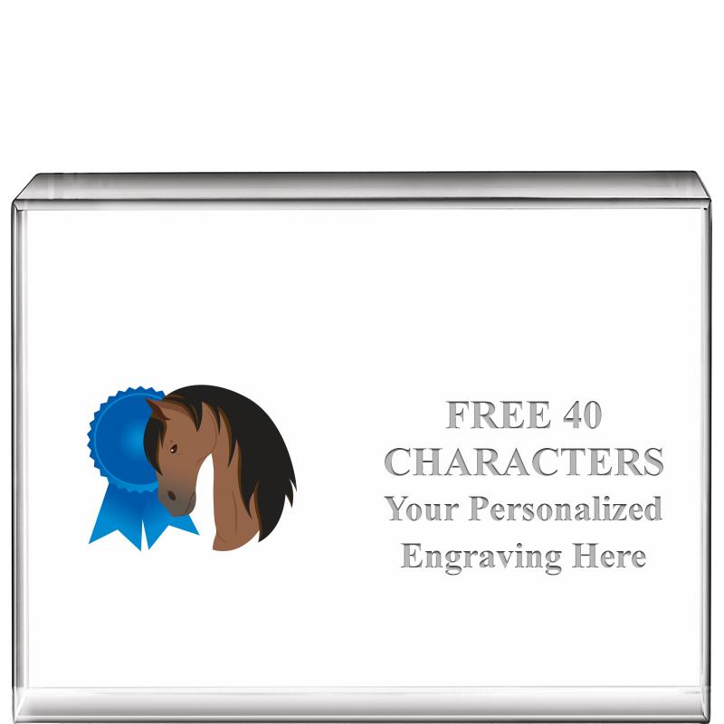 4"x3"HORIZONTAL DISPLAY CRYSTL