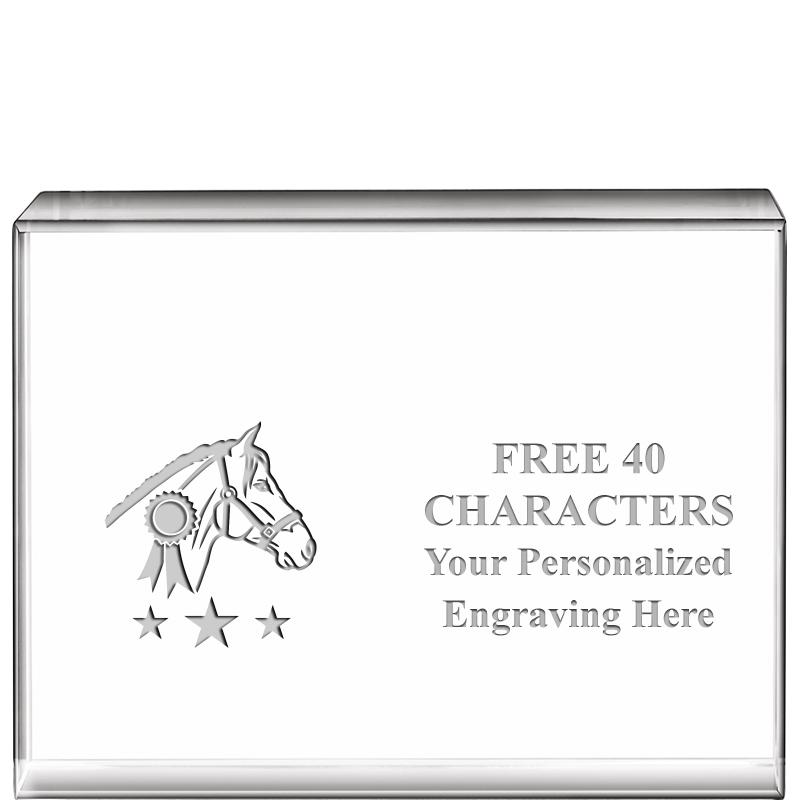 4"x3"HORIZONTAL DISPLAY CRYSTL