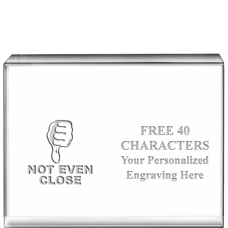 4"x3"HORIZONTAL DISPLAY CRYSTL