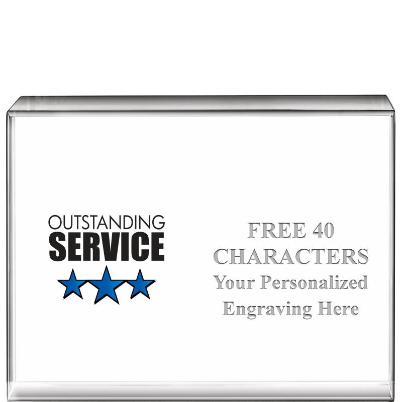 4"x3"HORIZONTAL DISPLAY CRYSTL