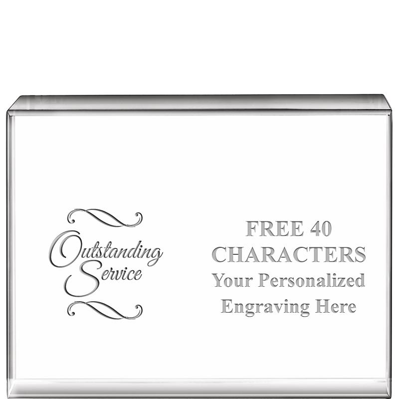 4"x3"HORIZONTAL DISPLAY CRYSTL