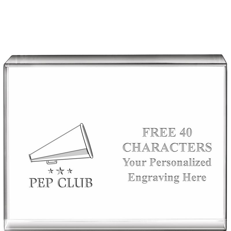 4"x3"HORIZONTAL DISPLAY CRYSTL