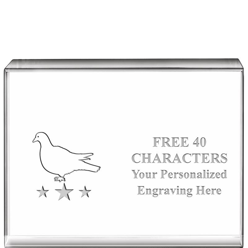 4"x3"HORIZONTAL DISPLAY CRYSTL