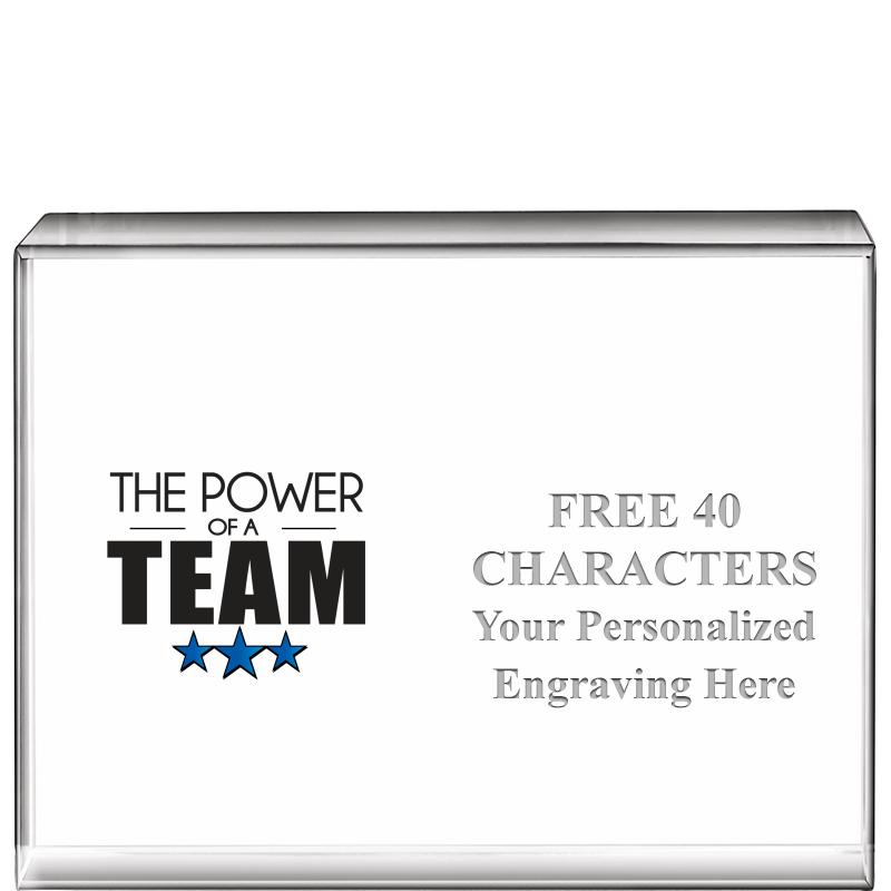 4"x3"HORIZONTAL DISPLAY CRYSTL