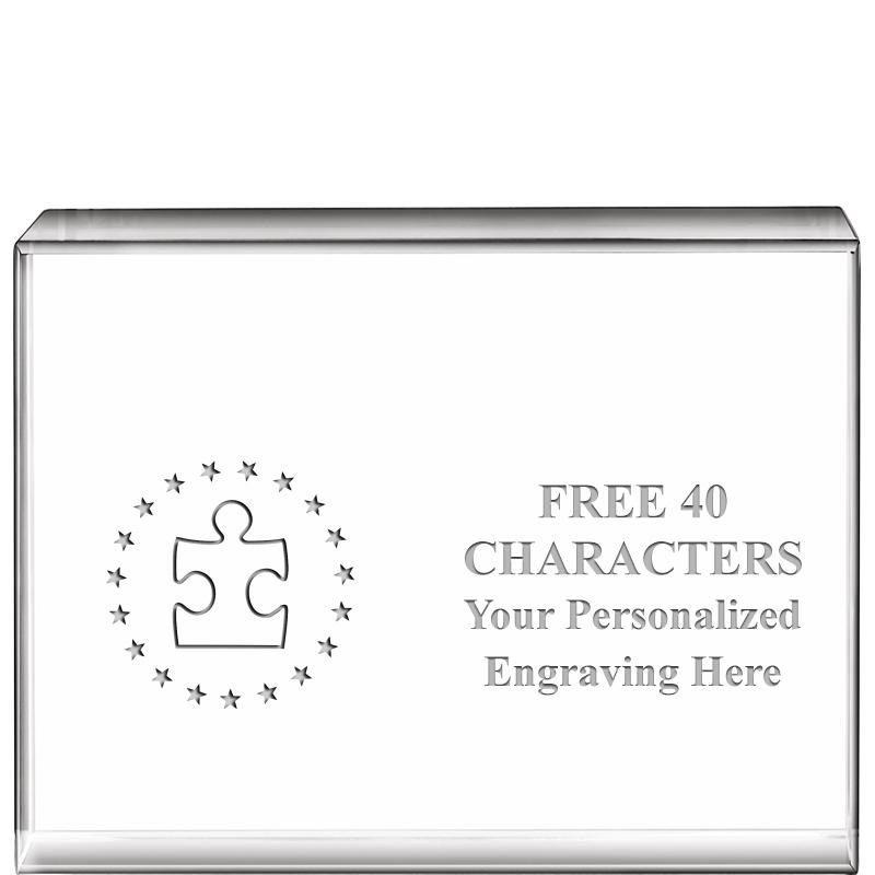 4"x3"HORIZONTAL DISPLAY CRYSTL