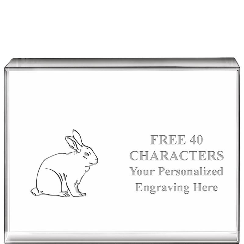 4"x3"HORIZONTAL DISPLAY CRYSTL