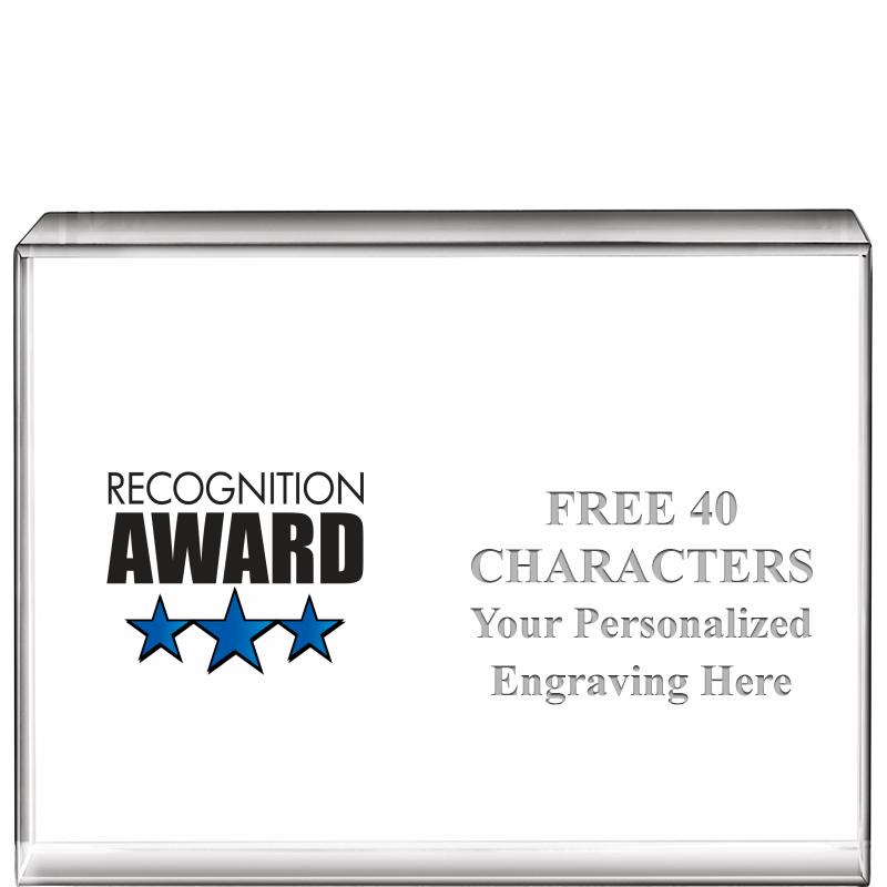 4"x3"HORIZONTAL DISPLAY CRYSTL