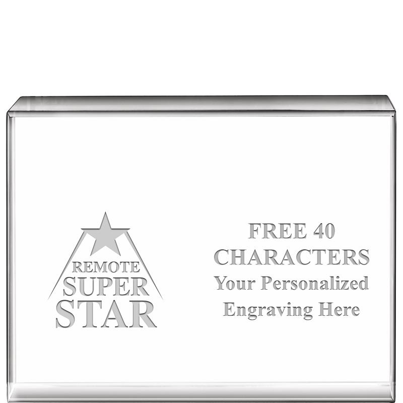 4"x3"HORIZONTAL DISPLAY CRYSTL