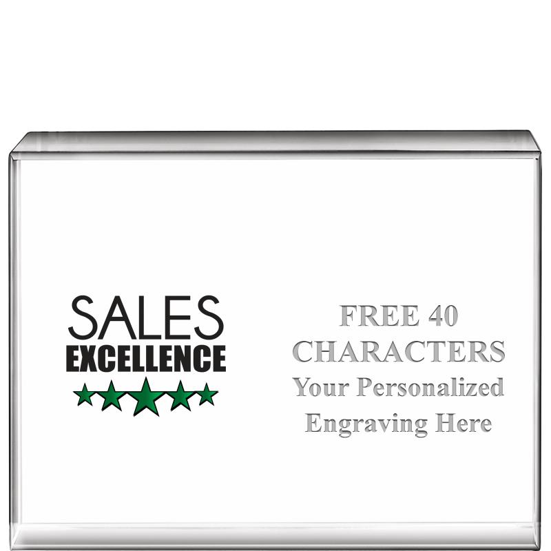 4"x3"HORIZONTAL DISPLAY CRYSTL