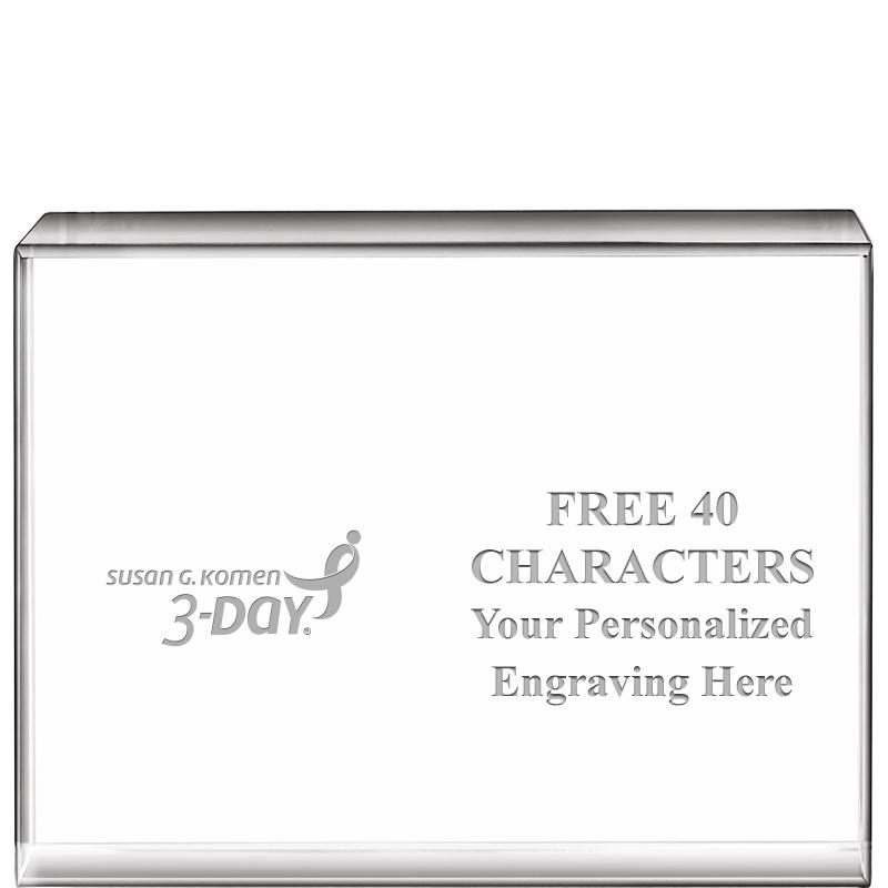 4"x3"HORIZONTAL DISPLAY CRYSTL