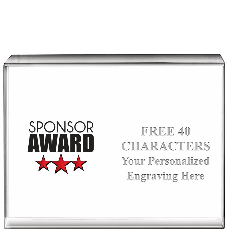 4"x3"HORIZONTAL DISPLAY CRYSTL