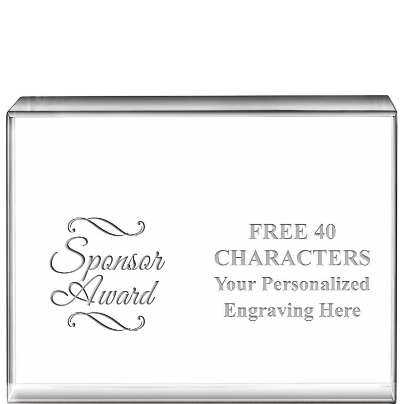 4"x3"HORIZONTAL DISPLAY CRYSTL