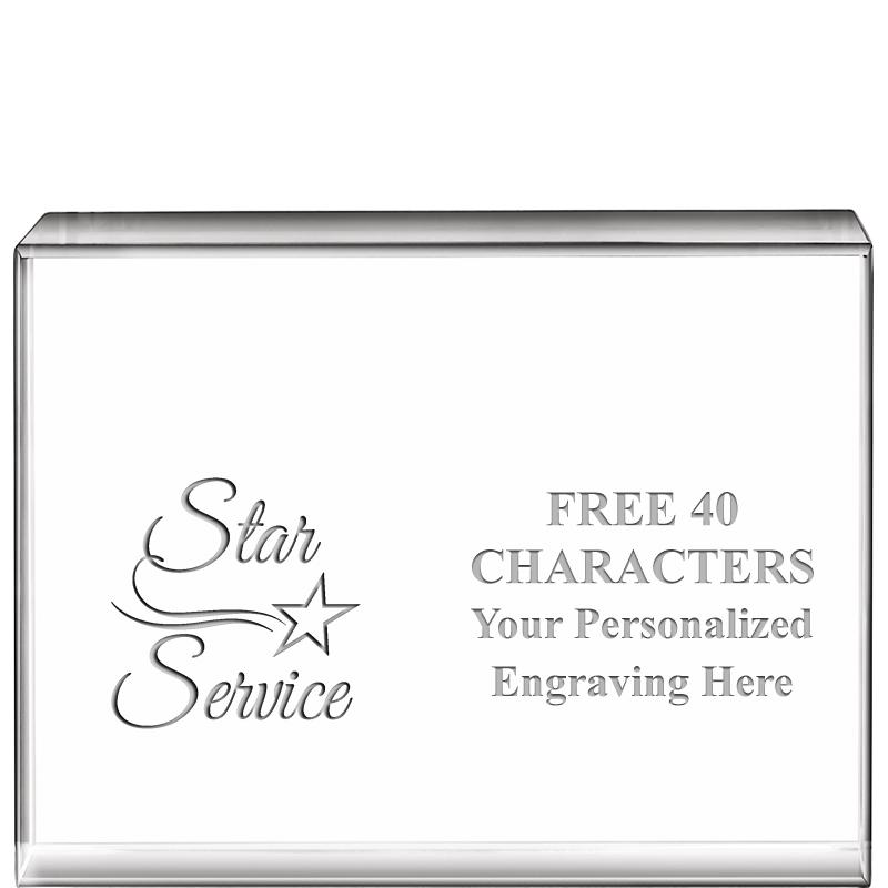 4"x3"HORIZONTAL DISPLAY CRYSTL