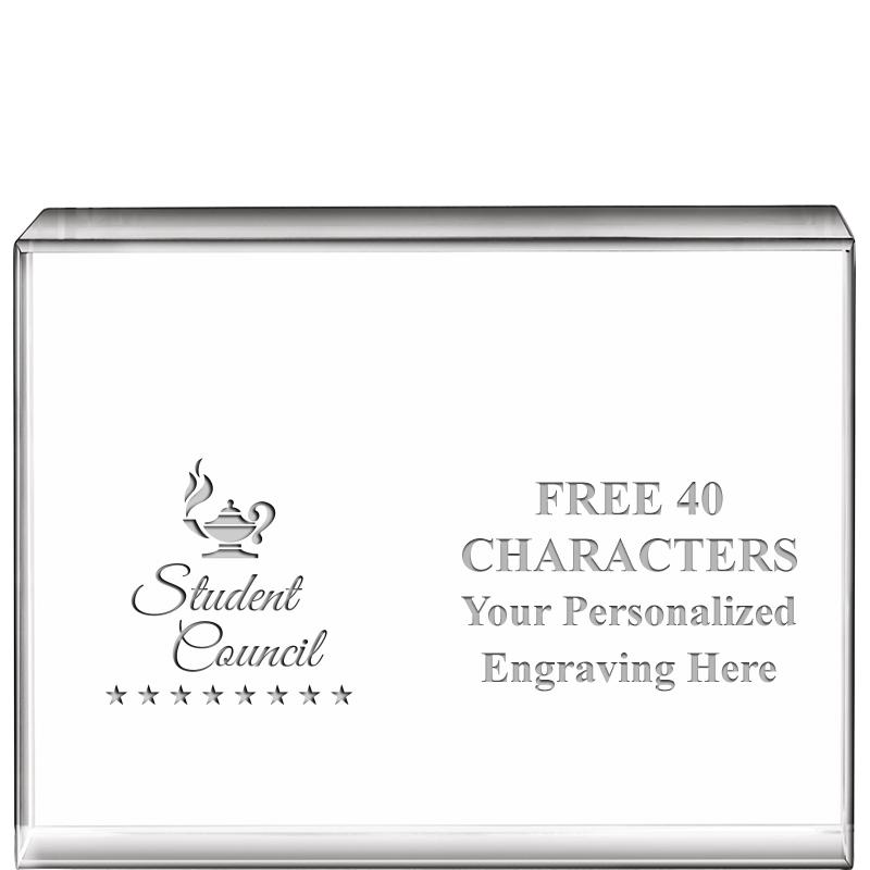 4"x3"HORIZONTAL DISPLAY CRYSTL