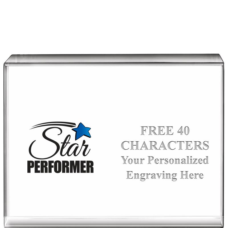 4"x3"HORIZONTAL DISPLAY CRYSTL