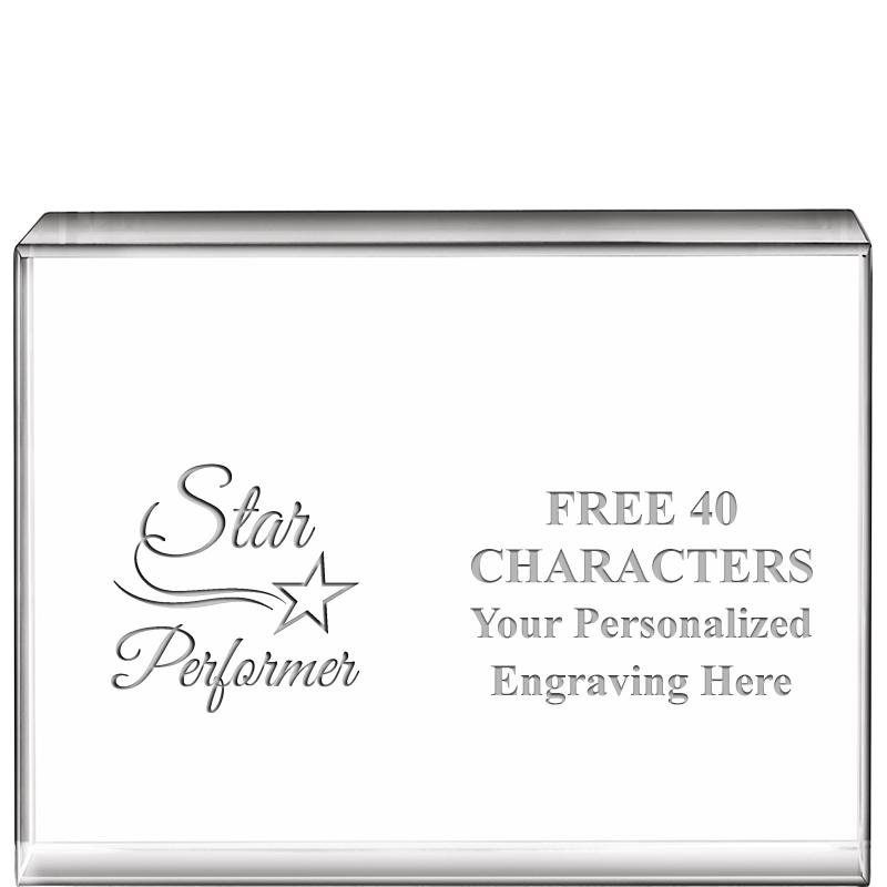 4"x3"HORIZONTAL DISPLAY CRYSTL