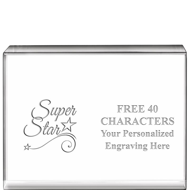 4"x3"HORIZONTAL DISPLAY CRYSTL