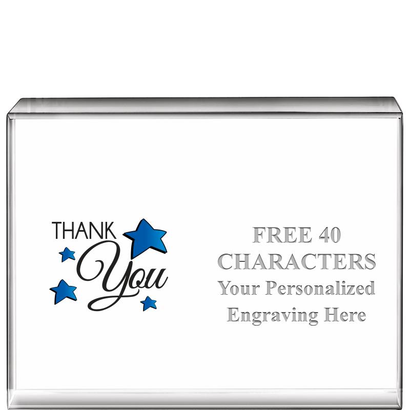 4"x3"HORIZONTAL DISPLAY CRYSTL