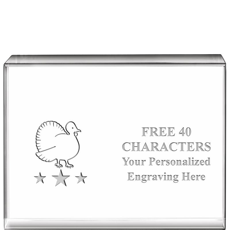 4"x3"HORIZONTAL DISPLAY CRYSTL