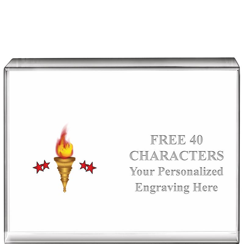 4"x3"HORIZONTAL DISPLAY CRYSTL