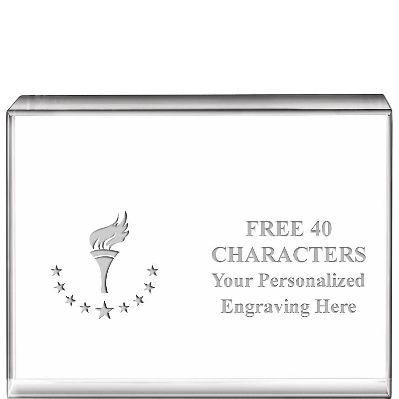 4"x3"HORIZONTAL DISPLAY CRYSTL