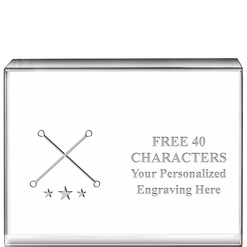 4"x3"HORIZONTAL DISPLAY CRYSTL