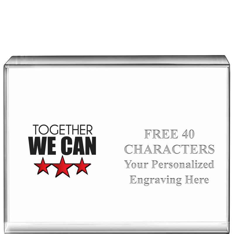 4"x3"HORIZONTAL DISPLAY CRYSTL