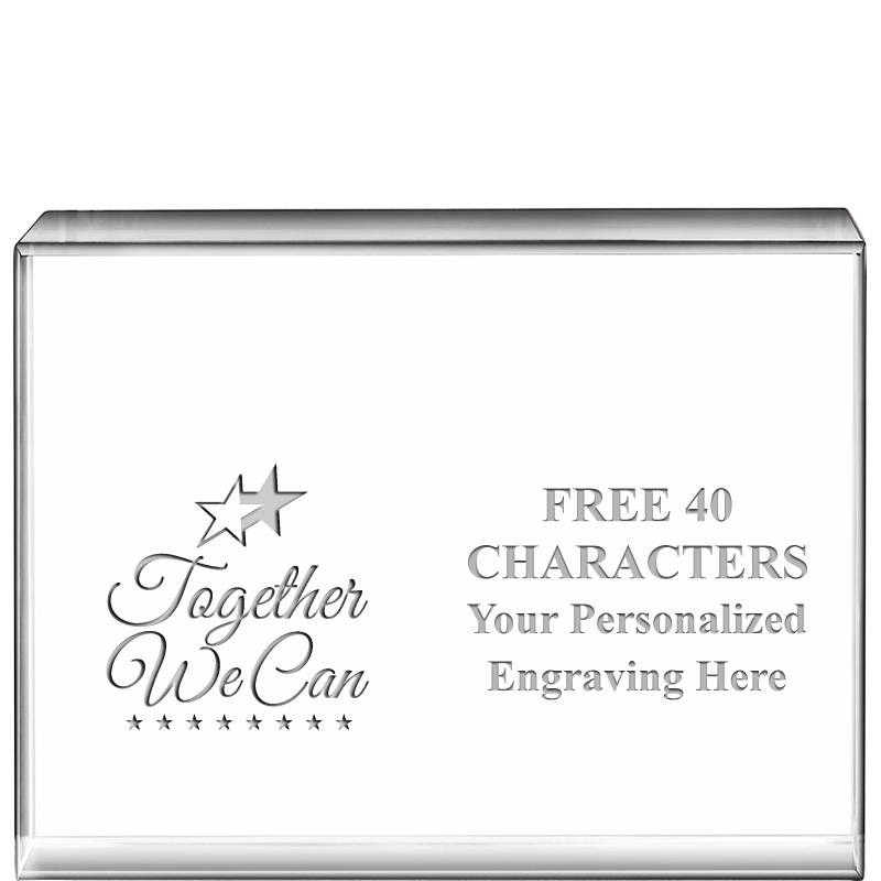 4"x3"HORIZONTAL DISPLAY CRYSTL