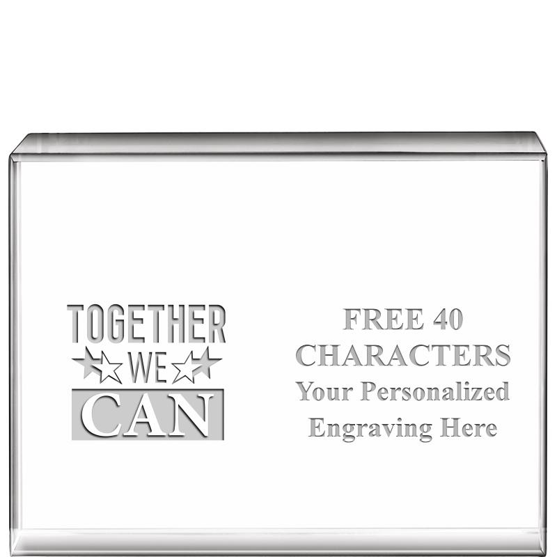 4"x3"HORIZONTAL DISPLAY CRYSTL