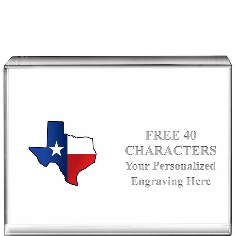 4"x3"HORIZONTAL DISPLAY CRYSTL