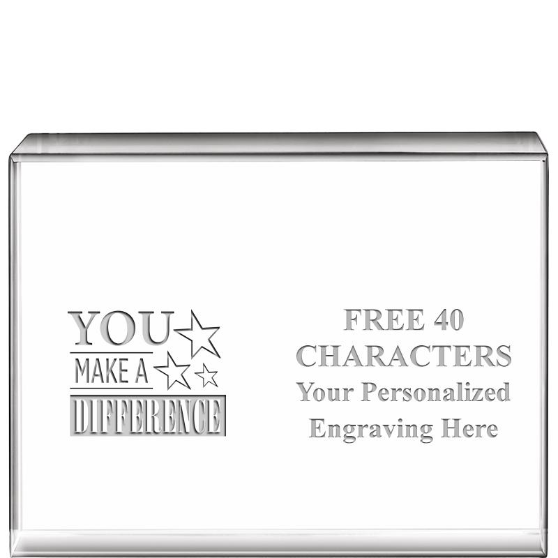 4"x3"HORIZONTAL DISPLAY CRYSTL