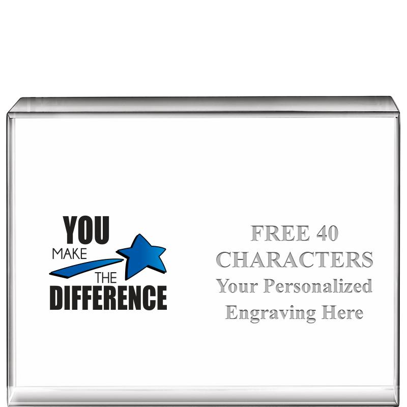 4"x3"HORIZONTAL DISPLAY CRYSTL