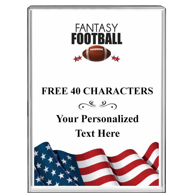 3"x4"FLAG VRTCL DISPLAY CRYSTL