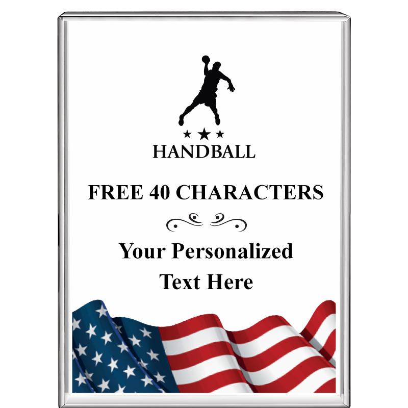 3"x4"FLAG VRTCL DISPLAY CRYSTL