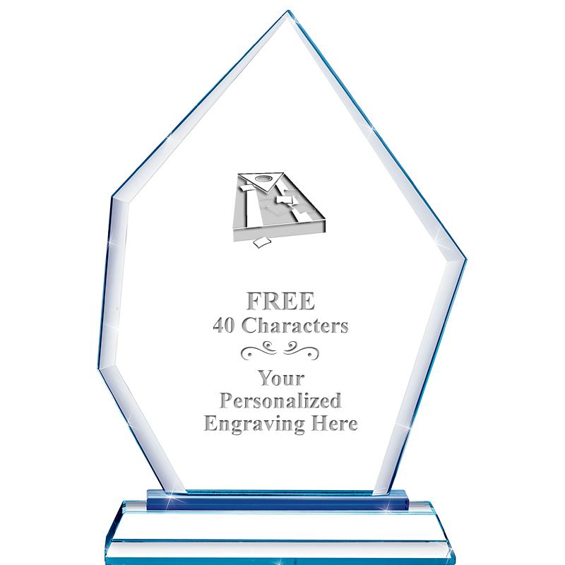 8" BLUE EMPHASIS PEAK CRYSTAL